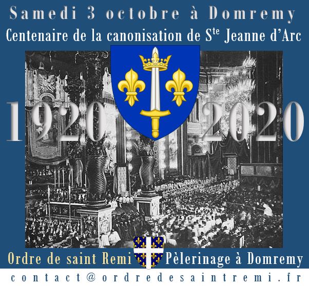 Sermon du pèlerinage jubilaire à Domremy (3 octobre 2020)